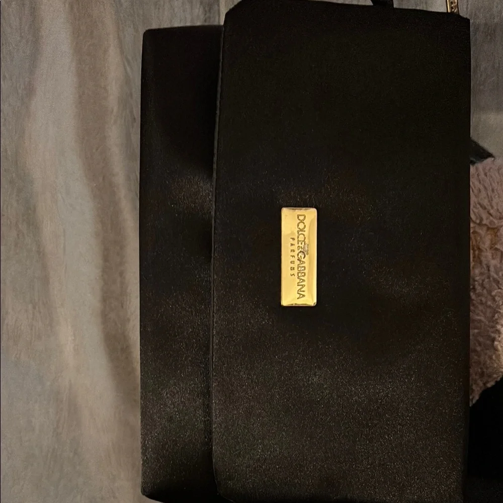 Dolce & Gabbana Black Shoulder Bag with Metallic Accents - Picture 3 of 14